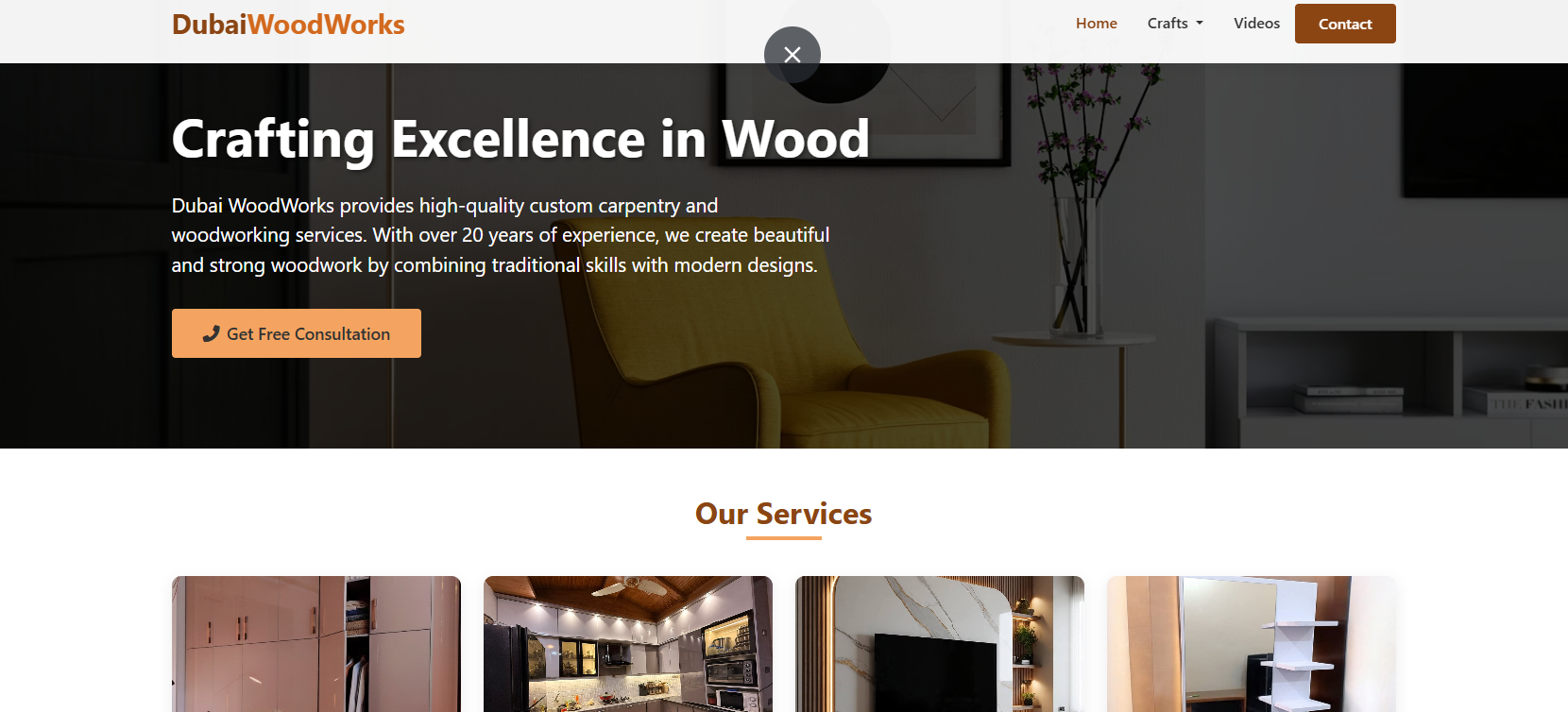 Dubai Woodwork Web